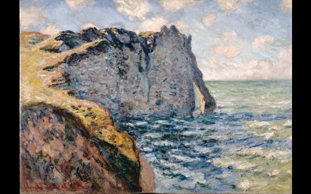 The Cliff of Aval, Etrétat (1885)