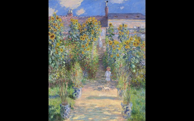 The Artist’s Garden at Vétheuil (1881)