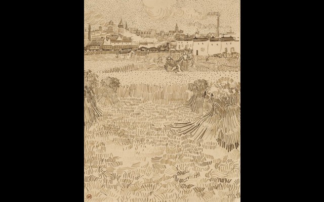 Arles; View from the Wheatfields (1888)