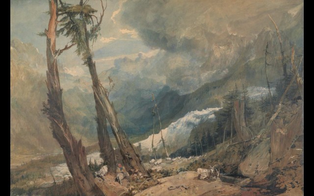 Mer de Glace, in the Valley of Chamouni, Switzerland (1803)