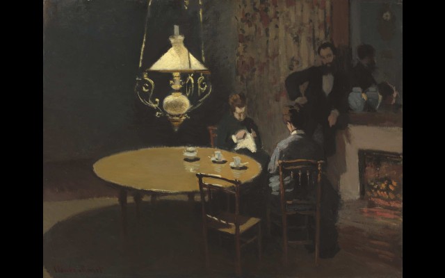 Interior, after Dinner (1868-1869)