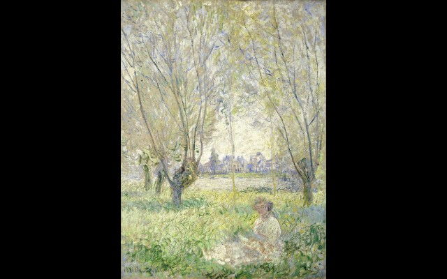 Woman Seated under the Willows (1880)