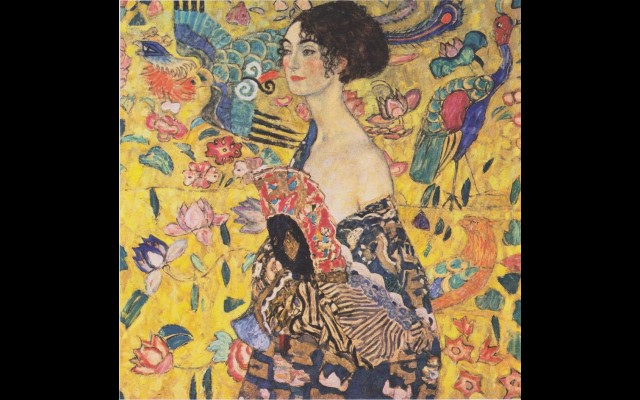 Woman with fan (1917-1918)