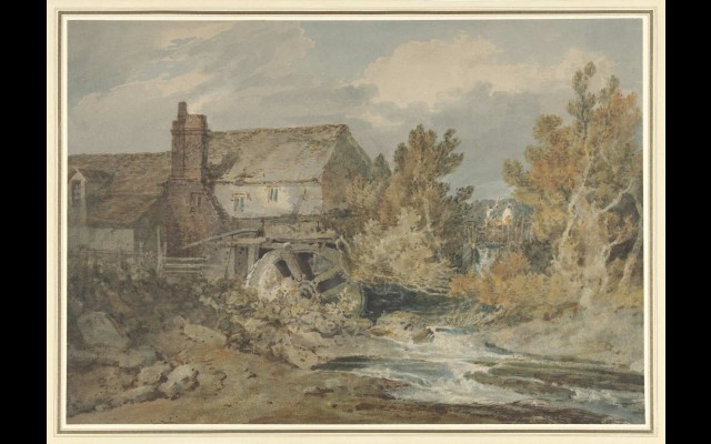 Watermill near a Flowing Brook (1795 - 1797)